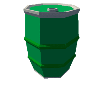 Barrel Plastic Green